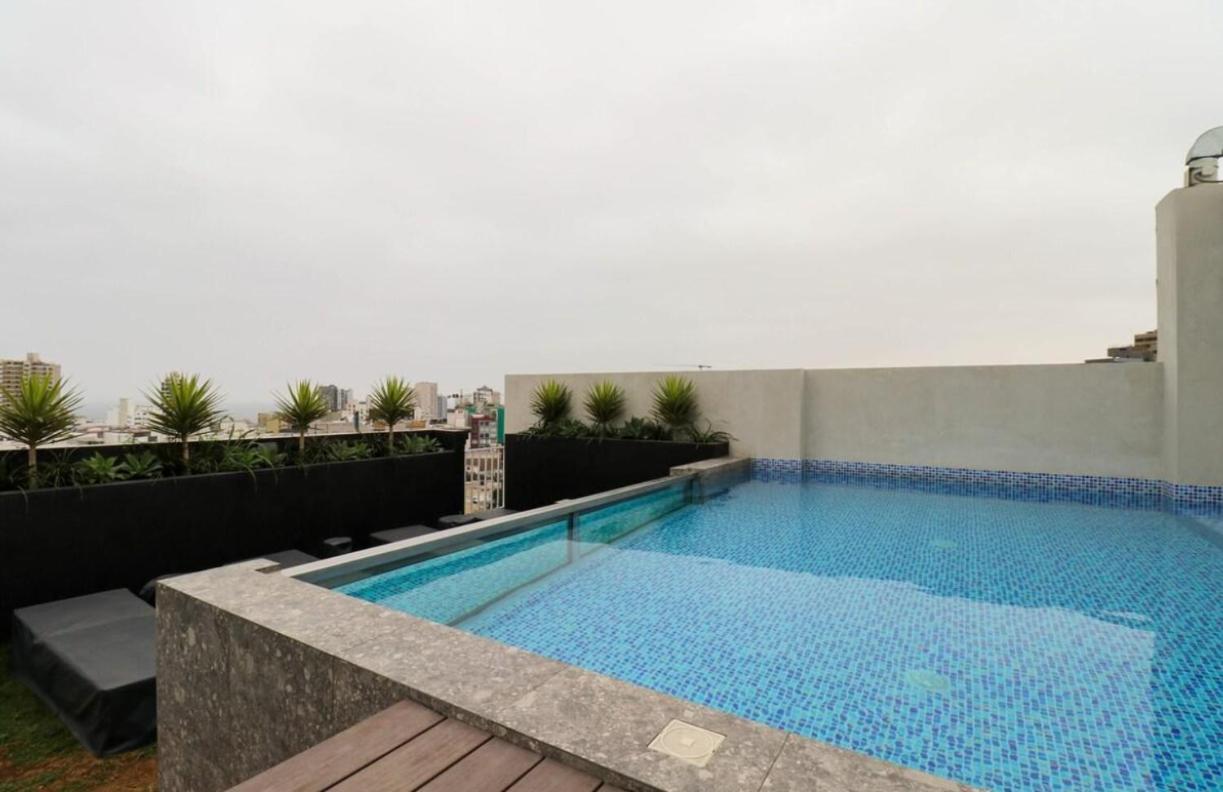 Exclusivo Y Moderno Depa En Miraflores Vista Al Mar Y A La Ciudad Amoblado Apartments Lima Exteriör bild