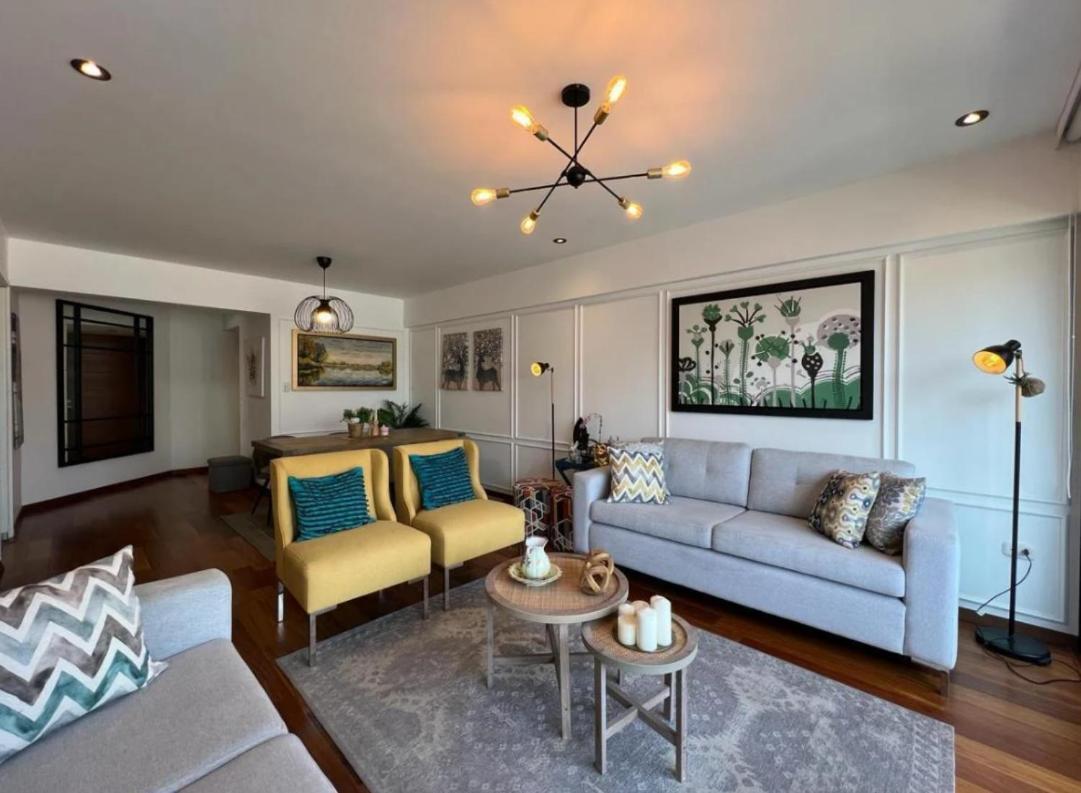 Exclusivo Y Moderno Depa En Miraflores Vista Al Mar Y A La Ciudad Amoblado Apartments Lima Exteriör bild