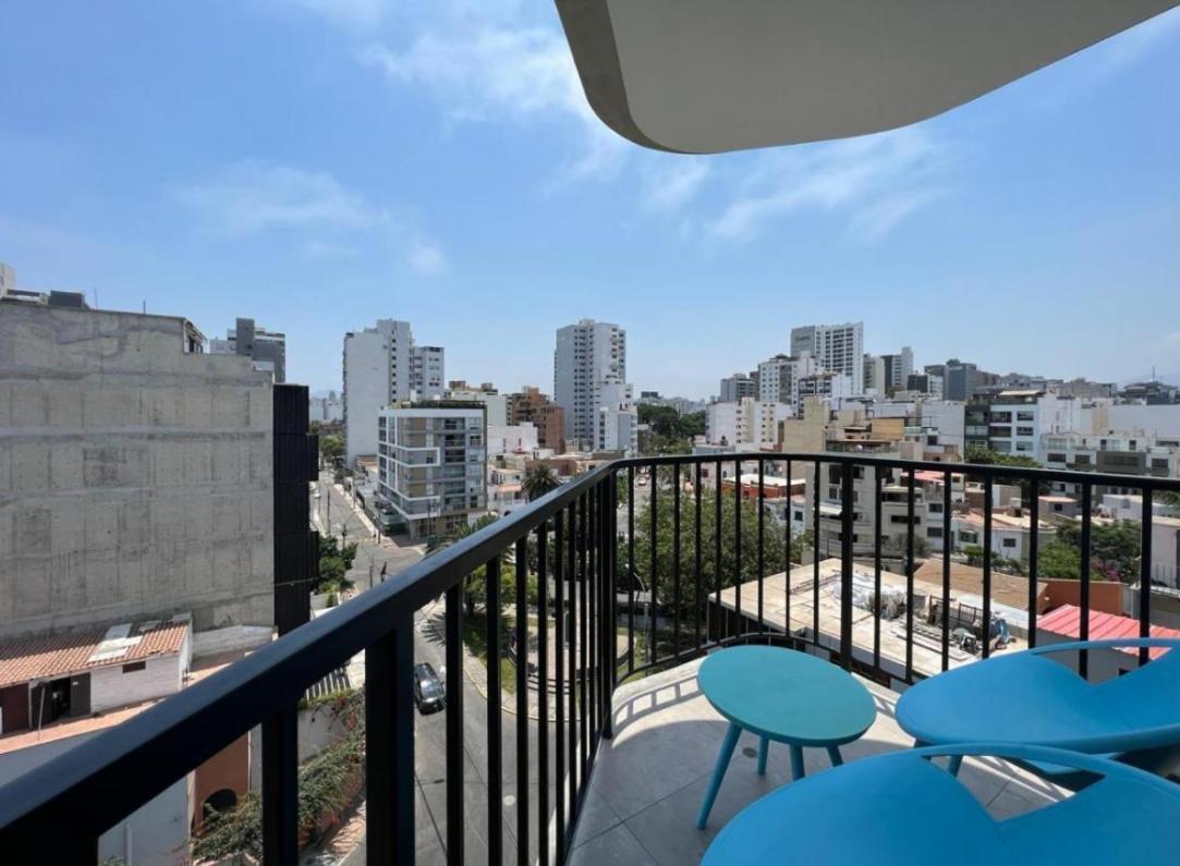 Exclusivo Y Moderno Depa En Miraflores Vista Al Mar Y A La Ciudad Amoblado Apartments Lima Exteriör bild