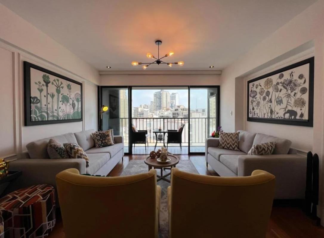 Exclusivo Y Moderno Depa En Miraflores Vista Al Mar Y A La Ciudad Amoblado Apartments Lima Exteriör bild