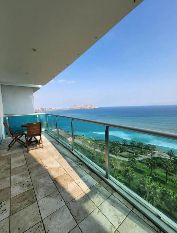 Exclusivo Y Moderno Depa En Miraflores Vista Al Mar Y A La Ciudad Amoblado Apartments Lima Exteriör bild